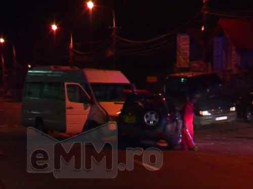 Foto: accident Margeanului Baia Mare (c) eMaramures.ro